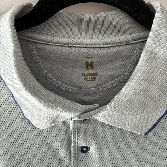 Tracksmith X J.Crew Van Cortlandt Polo Shirt Gray - Picture 3 of 7